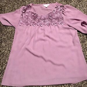 Lavender charming charlie top
